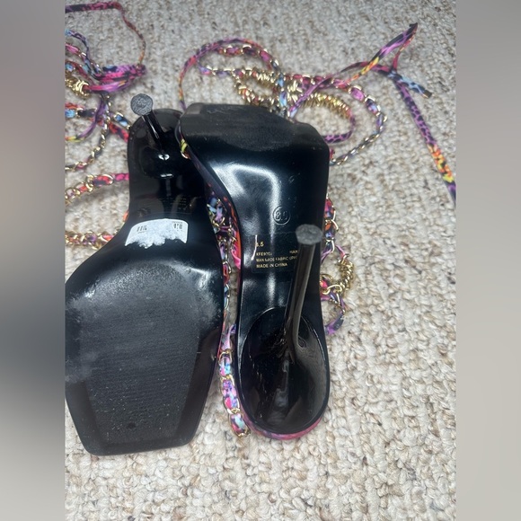 Cape Robbin Colorful Strappy High Heel Sandals size 8.5 - Picture 6 of 6